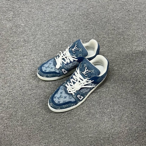 97新 Louis Vuitton Lv 牛仔 Trainer 休閒鞋 44碼