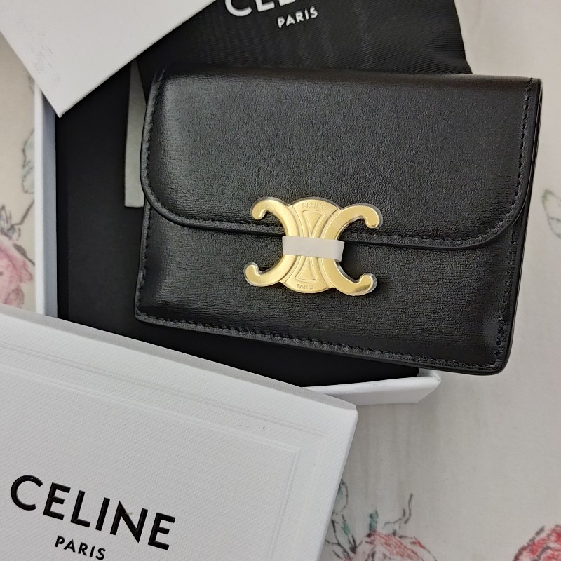 CELINE卡包（黑金）-0
