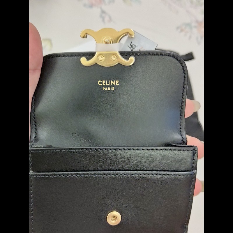 CELINE卡包（黑金）-3