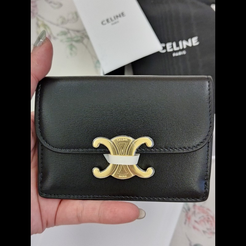 CELINE卡包（黑金）-6