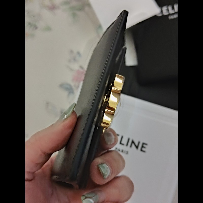 CELINE卡包（黑金）-10