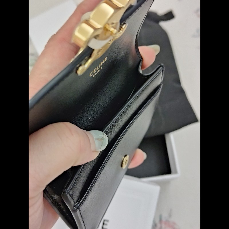 CELINE卡包（黑金）-14