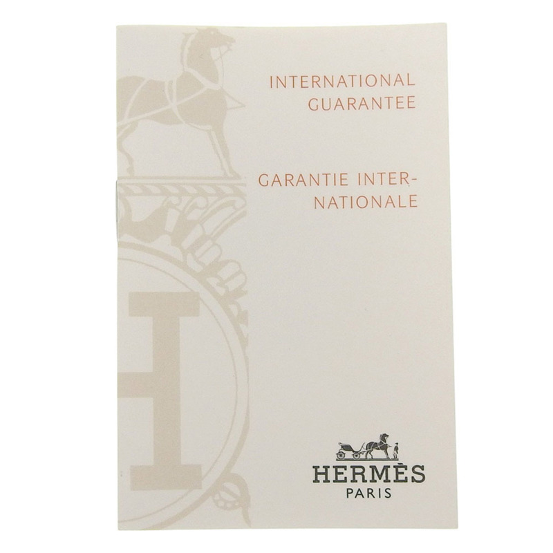 愛馬仕 BE1.110 精鋼皮革腕錶，2000 年，石英機芯，指針式顯示，白色錶盤，女士皮帶腕錶-6