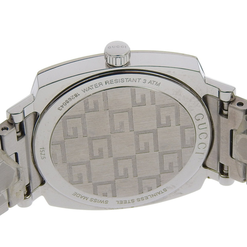 Gucci Grip 腕錶 157.5/YA157501 不鏽鋼石英模擬顯示 白色錶盤 女士款-5