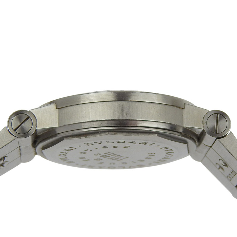 寶格麗 Diagono LCV29S 女士腕錶，精鋼自動機械指針顯示，黑色錶盤-6