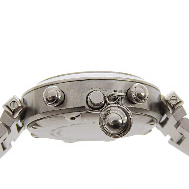 卡地亞 Pasha C 計時腕錶，Cal. 047，W31039M7，精鋼材質，自動上鍊，指針式顯示，白色錶盤，男士款-5