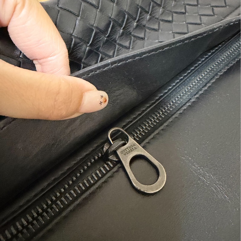 BV BOTTEGA VENETA 寶緹嘉 編織 黑色 公事包 斜背包 肩寬包 側背包 郵差包-25