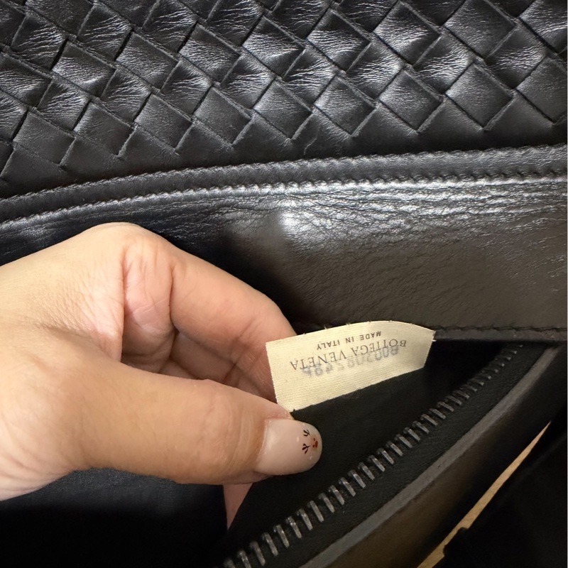 BV BOTTEGA VENETA 寶緹嘉 編織 黑色 公事包 斜背包 肩寬包 側背包 郵差包-26