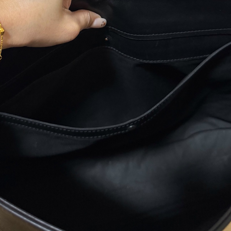 BV BOTTEGA VENETA 寶緹嘉 編織 黑色 公事包 斜背包 肩寬包 側背包 郵差包-36