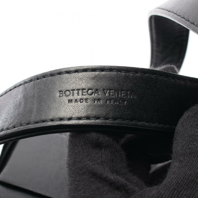 BOTTEGA VENETA Cassette Maxi Intrecciato 腰包 668572 皮革 黑色-3