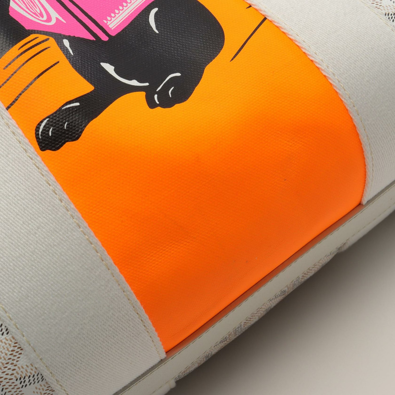 GOYARD Villette PM 歐洲印度風格手提包,帆布皮革材質,白色,二手女款-9