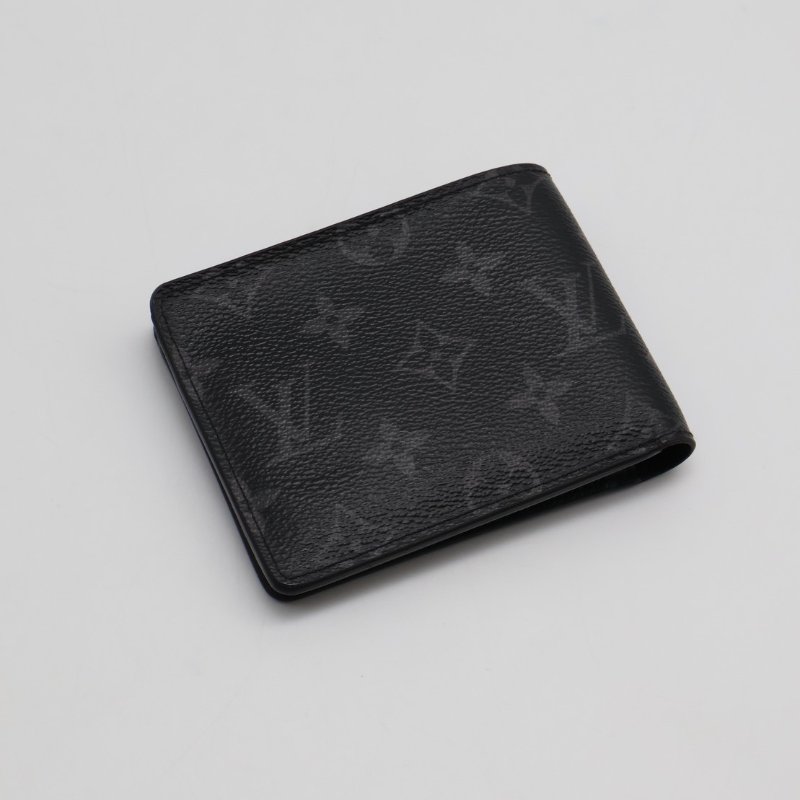 LOUIS VUITTON 雙折短夾 - 灰老花-1