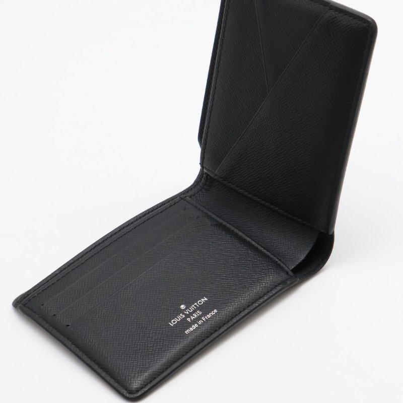 LOUIS VUITTON 雙折短夾 - 灰老花-3