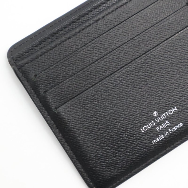 LOUIS VUITTON 雙折短夾 - 灰老花-6