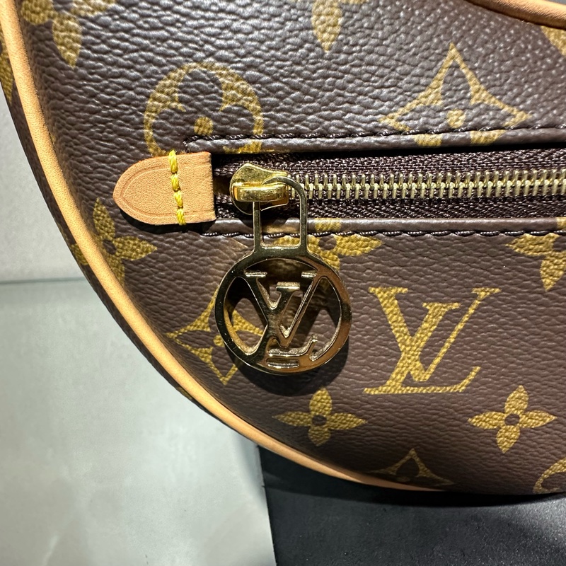 LOUIS VUITTON Loop 经典老花 月亮包豌豆包腋下包手提单肩包-4