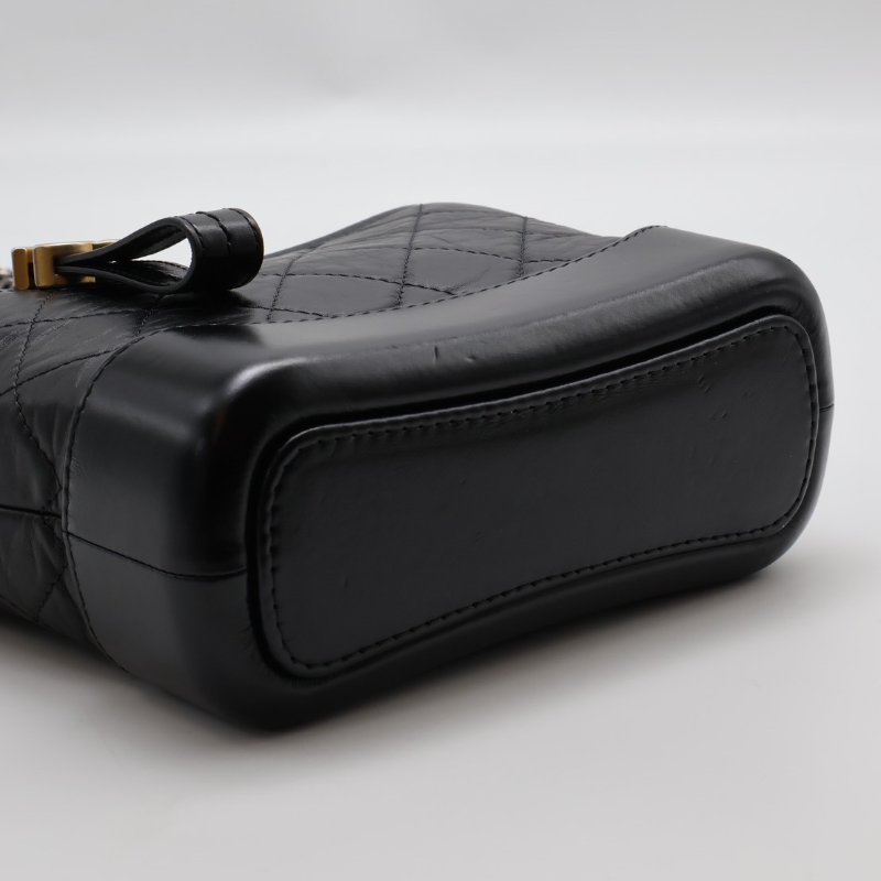 CHANEL 雙鍊條流浪包 - 小號黑-4