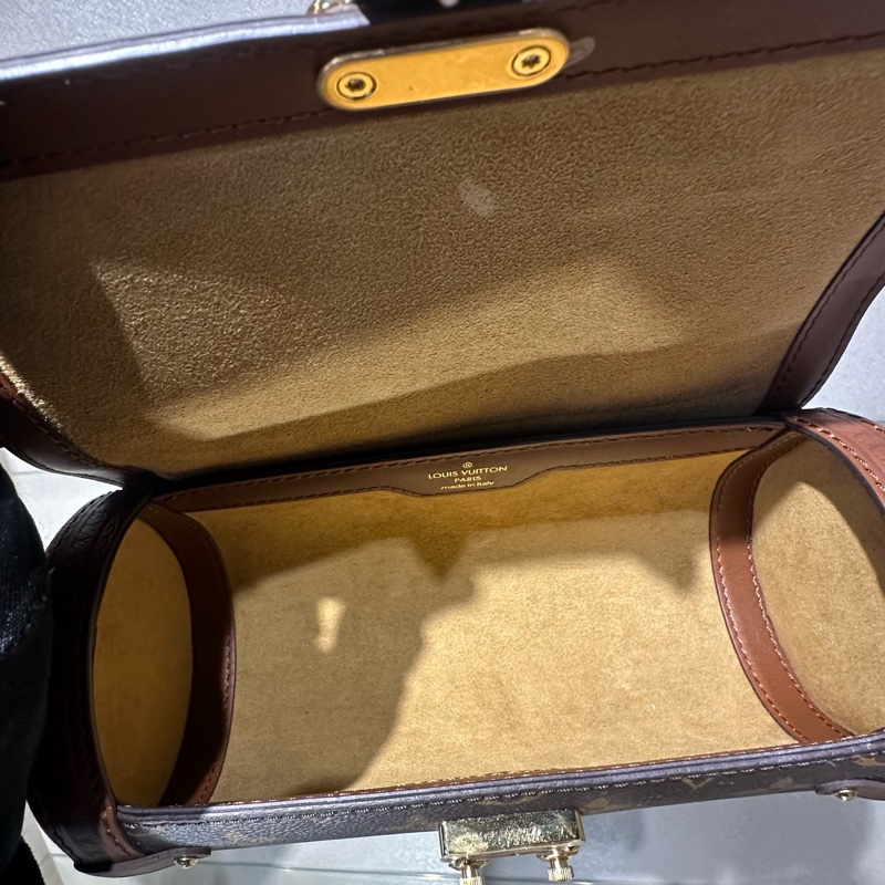 LOUIS VUITTON Papillon Trunk 老花链条S-lock锁扣 腋下包手提包单肩包斜挎包-8