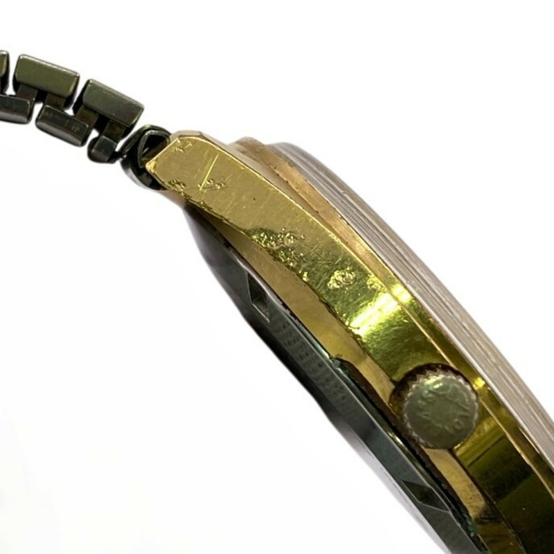 浪琴表(LONGINES)三針日期顯示腕錶,黃金材質,男士款-9