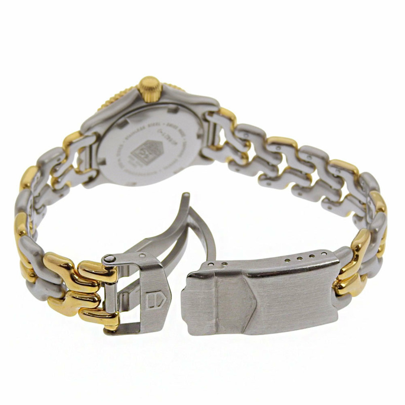 TAG HEUER 專業 200 公尺防水錶 WG1421-0/WG1421.BB0431,不鏽鋼錶殼,鍍金石英機芯,指針式顯示,象牙色錶盤,女士款-3