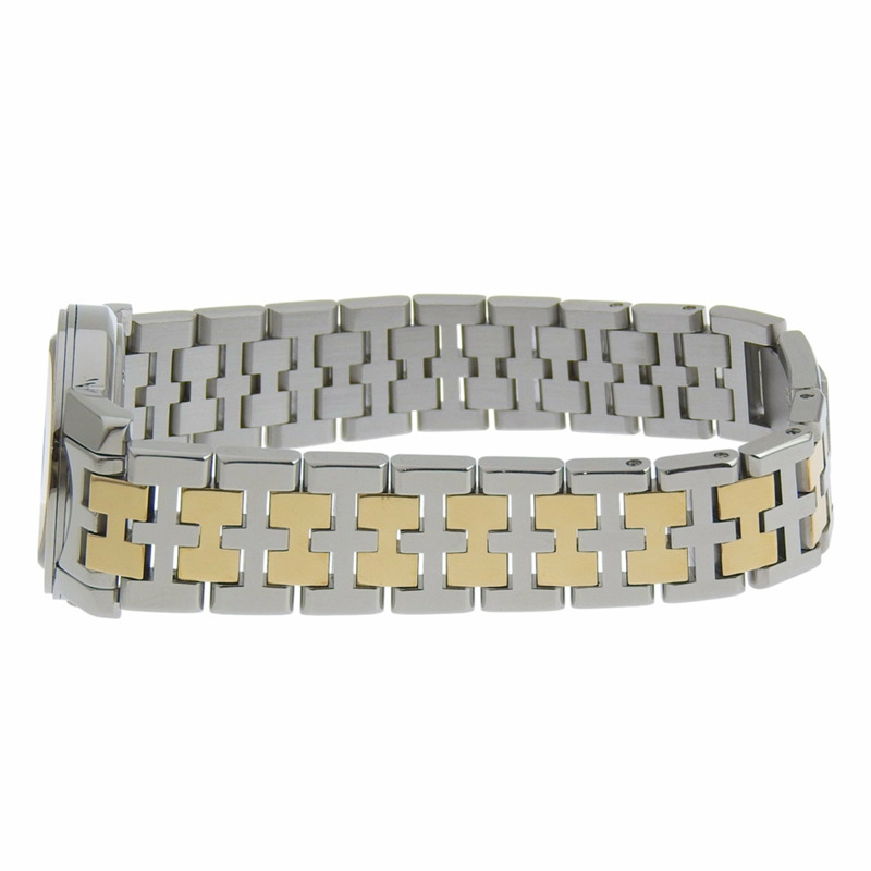 愛馬仕 Carrick CA1.220 不鏽鋼石英模擬顯示白色錶盤女士腕錶-3