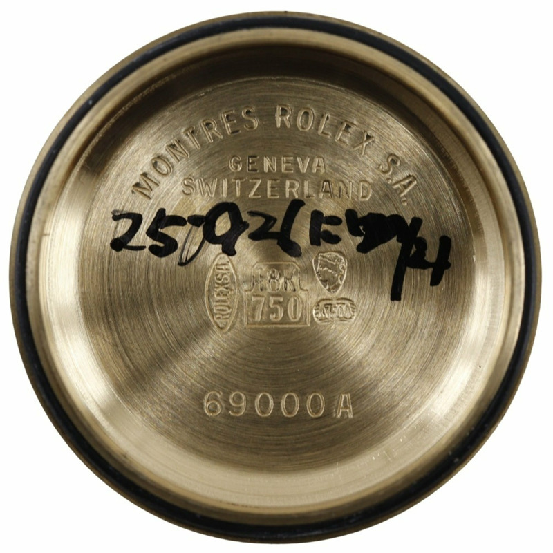 勞力士 Datejust 腕錶,型號 2135,69178ZS,18K 黃金錶殼,鑲嵌藍寶石和鑽石,自動上鍊,指針式顯示,女士款-4