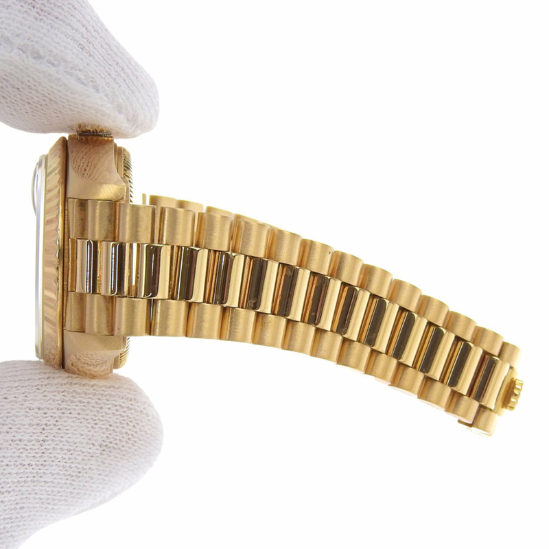 勞力士 Datejust 腕錶,型號 2135,69178ZS,18K 黃金錶殼,鑲嵌藍寶石和鑽石,自動上鍊,指針式顯示,女士款-5