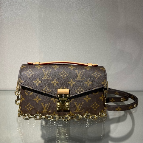 LOUIS VUITTON Pochette Metis East West 经典老花 斜挎单肩小邮差包 手提包