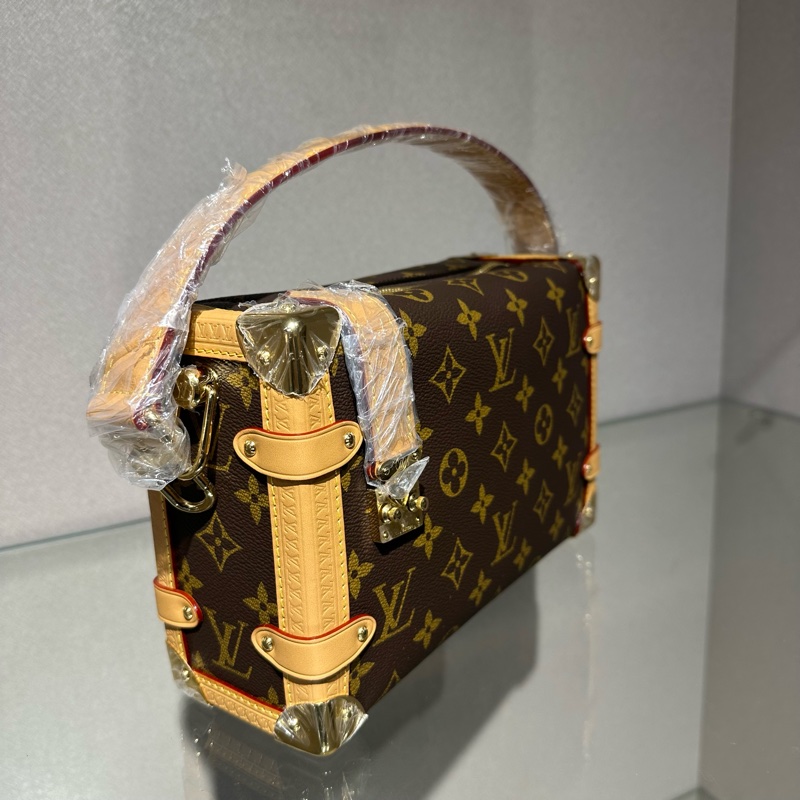 LOUIS VUITTON SIDE TRUNK 经典老花 软盒子单肩斜挎手提包-1