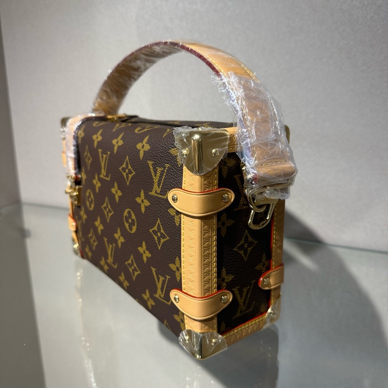 LOUIS VUITTON SIDE TRUNK 经典老花 软盒子单肩斜挎手提包-2
