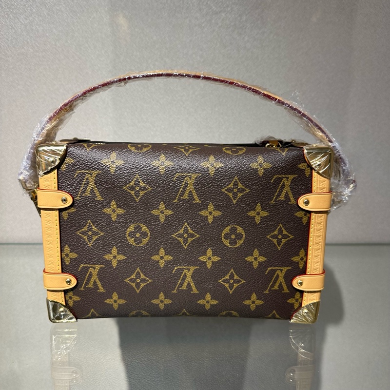 LOUIS VUITTON SIDE TRUNK 经典老花 软盒子单肩斜挎手提包-3