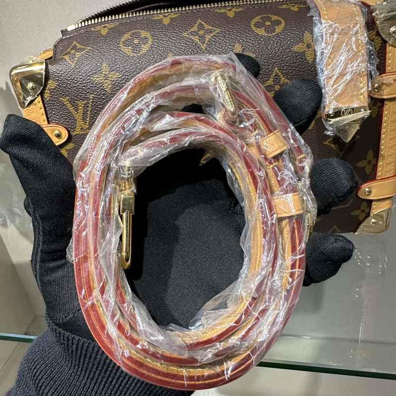 LOUIS VUITTON SIDE TRUNK 经典老花 软盒子单肩斜挎手提包-8