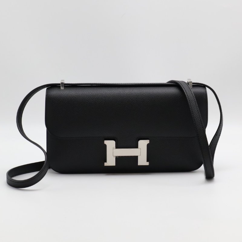 HERMES Constance elan 24 - 黑銀 W-0