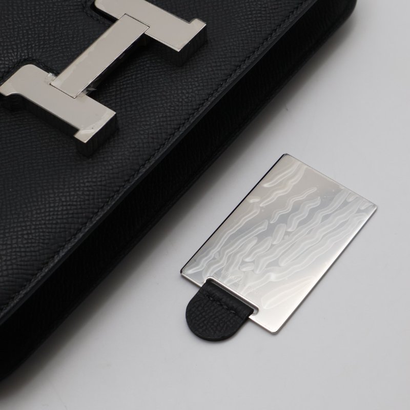 HERMES Constance elan 24 - 黑銀 W-4