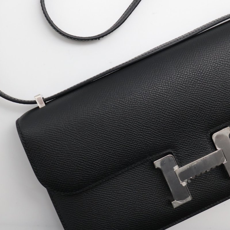 HERMES Constance elan 24 - 黑銀 W-5
