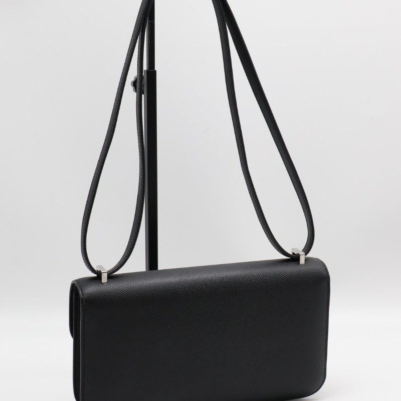 HERMES Constance elan 24 - 黑銀 W-8