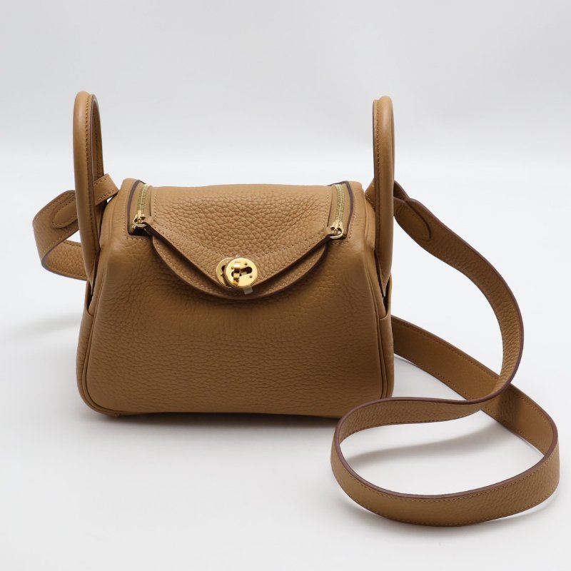 HERMES Mini lindy -  餅乾金 U-0