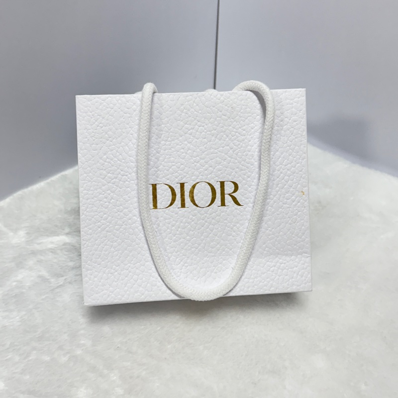 (超新閒置品💝) Dior 方鑽+珍珠耳環 專櫃新款 專櫃售價22000-9