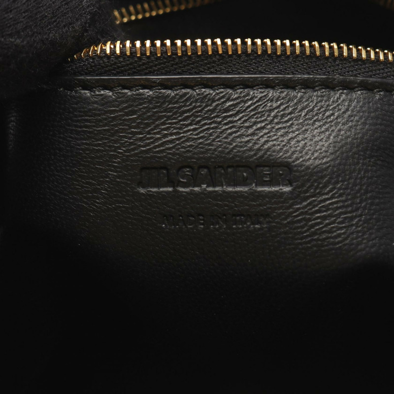 JIL SANDER Goji Bamboo Square 手提包 J07WD0021 皮革 海軍藍 二手 女士-3