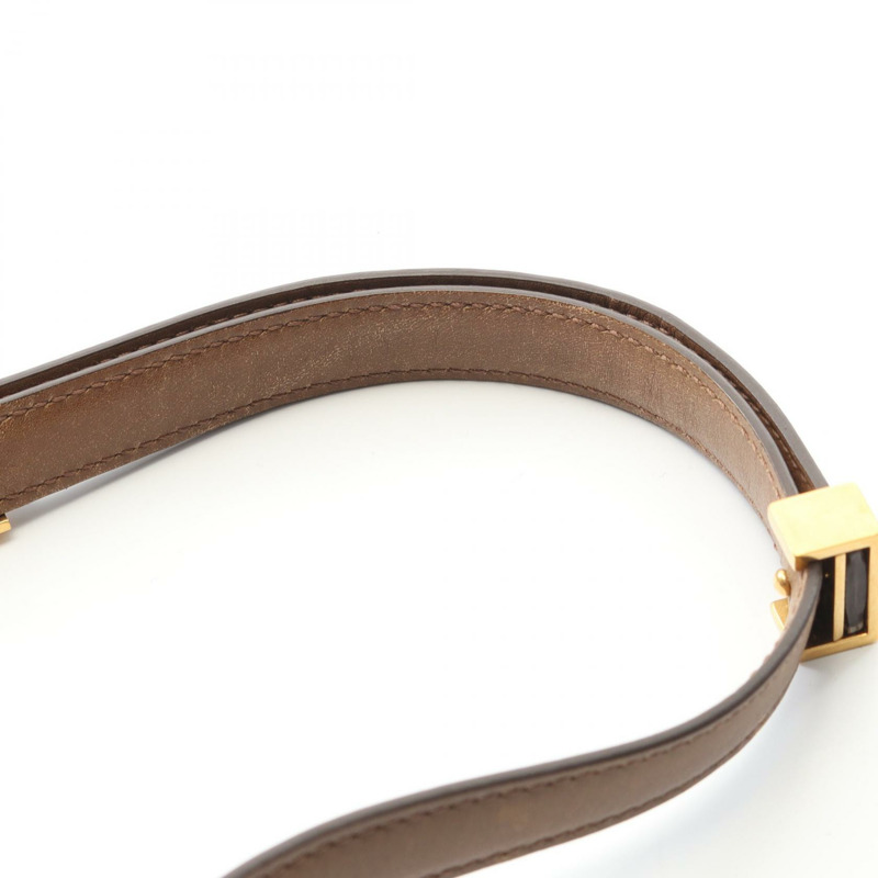 CELINE 經典款 Box 小號單肩包,棕色皮革,二手,女士,金色五金-9