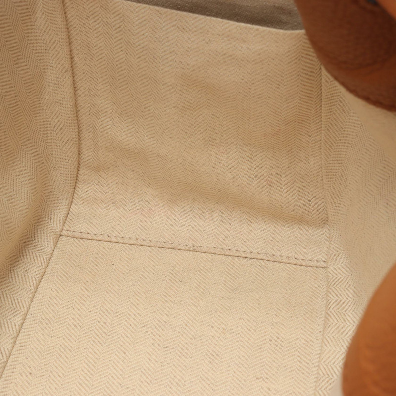 LOEWE Hammock 抽繩小號兩用肩包,棕色皮革,二手女款-13