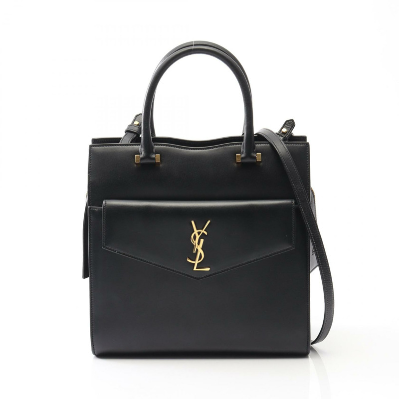 SAINT LAURENT PARIS Uptown Tote 小號斜背包單肩手提包 561203 皮革-0