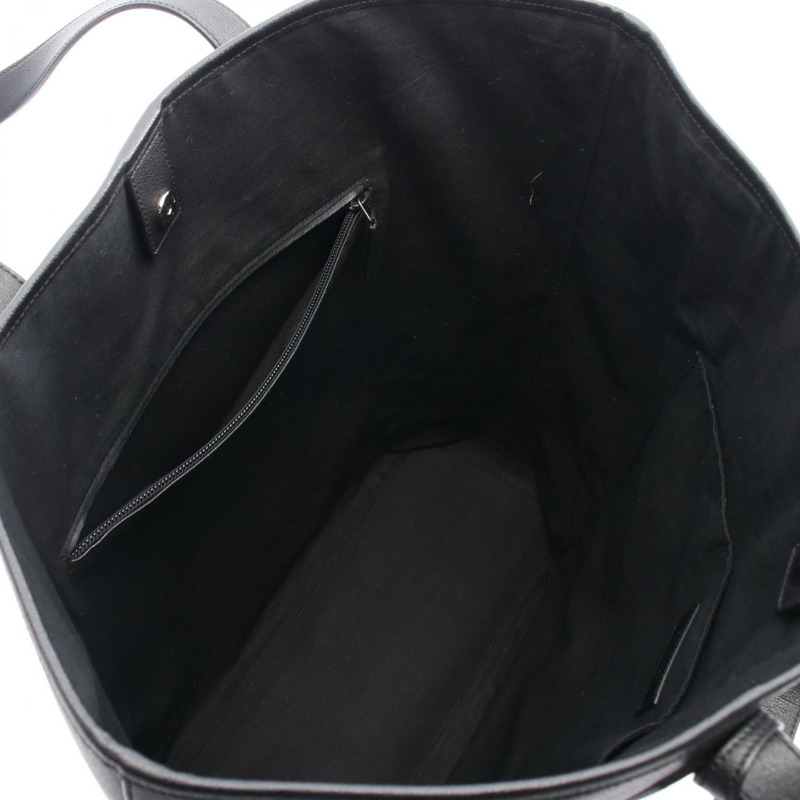 SAINT LAURENT PARIS 肩背手提包 460116 黑色皮革 二手 女士-2