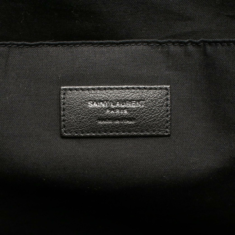 SAINT LAURENT PARIS 肩背手提包 460116 黑色皮革 二手 女士-3