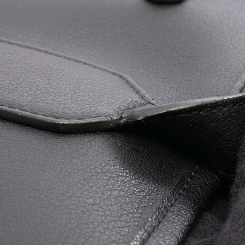 SAINT LAURENT PARIS 肩背手提包 460116 黑色皮革 二手 女士-7