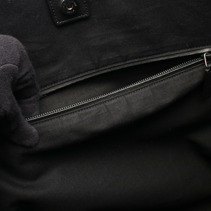 SAINT LAURENT PARIS 肩背手提包 460116 黑色皮革 二手 女士-8