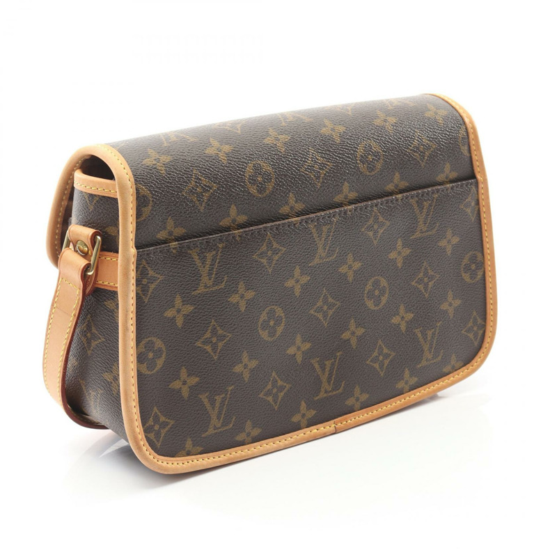 路易威登 Sologne 單肩斜背包 M42250 Monogram 皮革 棕色 二手-1