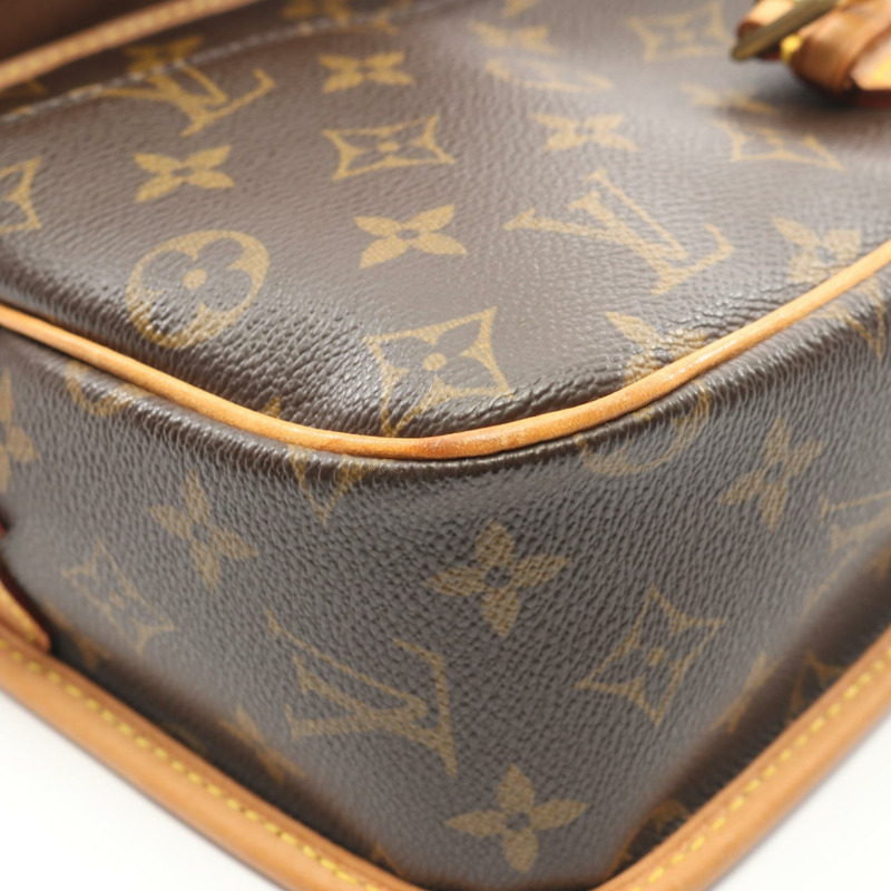 路易威登 Sologne 單肩斜背包 M42250 Monogram 皮革 棕色 二手-6