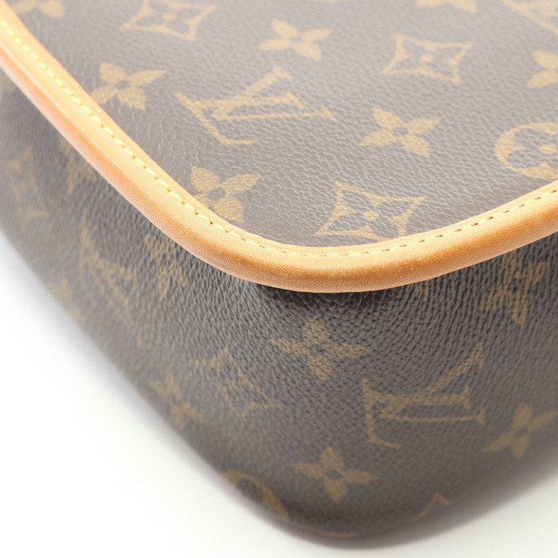 路易威登 Sologne 單肩斜背包 M42250 Monogram 皮革 棕色 二手-7