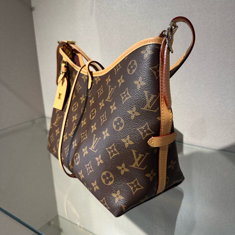 LOUIS VUITTON Carryall PM 经典老花满印购物袋 子母包手提单肩包托特包-2