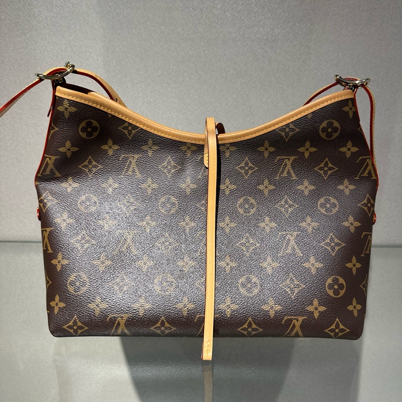 LOUIS VUITTON Carryall PM 经典老花满印购物袋 子母包手提单肩包托特包-3